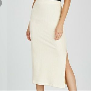 Free people Helen Rib skirt never worn